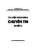 Ebook Tài liệu giáo khoa Chuyên tin (Quyển 1)