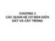 Bài giảng Độ phì nhiêu đất đai và phân bón - Chương 3: Các quan hệ cơ bản giữa đất và cây trồng