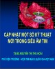 Bài giảng Cập nhật một số kỹ thuật mới trong siêu âm tim - TS.BS. Nguyễn Thị thu Hoài