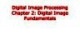 Lecture Digital image processing - Chapter 2: Digital image fundamentals