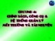 Bài giảng Môi trường và con người: Chương 4 - Trường ĐH Bách khoa TP.HCM