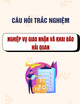 Trắc nghiệm nghiệp vụ giao nhận và khai báo hải quan